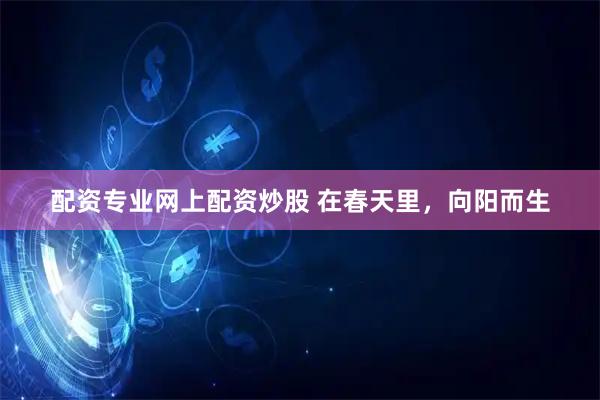 配资专业网上配资炒股 在春天里，向阳而生